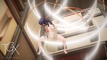 Anime hentai game gaming hinata hyuga netorare fucks with lots of sex in various positions and blowjob naruto