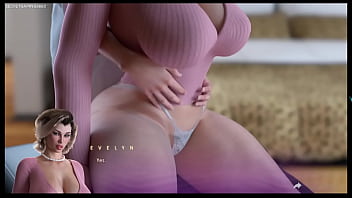 Apocalust - stepmom got stuck in his lap then she rubs her big ass and made him cum he fucks his stepmom while she's stuck in her bedroom - apocalust sexy porn game moments