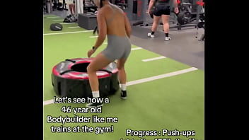 Let’s see how a 46 year old bodybuilder like me trains at the gym efc evans fitness clubgeorgia outfit bom