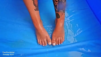 Bbc pissy blowjob pool overflow pornstarpovthere was so much pee he nearly filled the paddling pool up with all of his