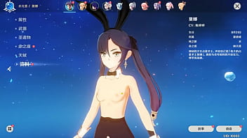 王何惜 or hexilucky genshin impact mod for mona bunny girl nude from a chinese mod that like doing nude lewds and posting