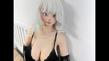 Squirrel lady gives herself a good pounding with a big huge ten-inch realistic dildo bestrealdoll