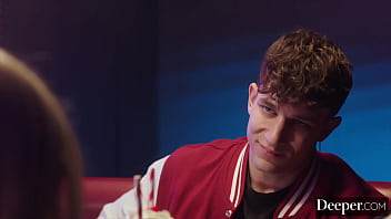 An old-fashioned milkshake date gets a twenty-first century sexual charge when a couple decides to play in public