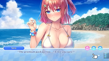 An inexperienced teen boobsy girl gets an aphrodisiac massage and turns into a whore on the beach