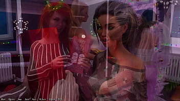 Being a dik #218 - brunette college girl shoves my head into her ass while she puts the star on the tree