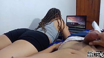 We are alone with daughter being alone with stepfather he fucks me hard because i have a better ass than my stepmother