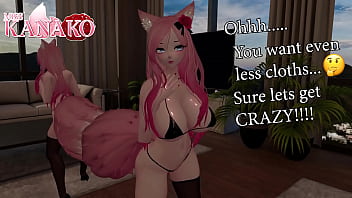 I try on cute cosplays while you just want me to get more naked sexy catgirl posing and stripping