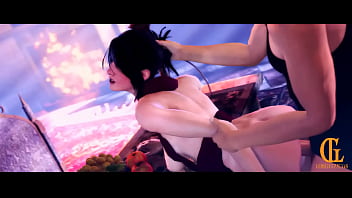 Fucking morrigan from behind