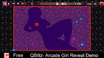 Arcade girl reveal demo free game itchio xonix puzzle 2d adult arcade eroge erotic indie nsfw retro unity