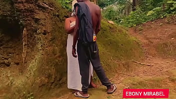 Our lady the queen of forest fuck with a stranger and she enjoying what she missed for a long time