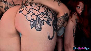 Blue bats - hot curvy redhead thick milf face twerking butthole spreading getting her phat ass worshipped & pussy finger fucked