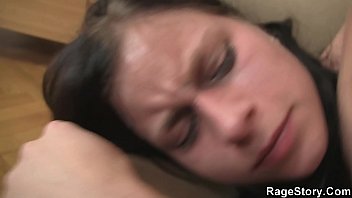 Teen extreme blowjob and rough banging
