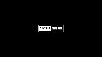 Divine sinners hardcore bbw latina milf doggystyle and deepthroat fucking with inked damon
