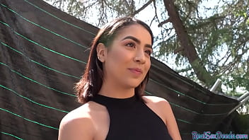 Spanish slut gets laid in public