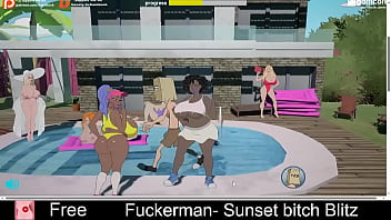 Sunset bitch blitz free game itchio adventure adult animation cartoon fuckerman futanari hentai nsfw summer summertime sunset-bitch