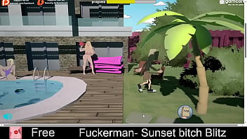 Sunset bitch blitz free game itchio adventure adult animation cartoon fuckerman futanari hentai nsfw summer summertime sunset-bitch