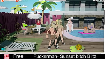 Sunset bitch blitz free game itchio adventure adult animation cartoon fuckerman futanari hentai nsfw summer summertime sunset-bitch