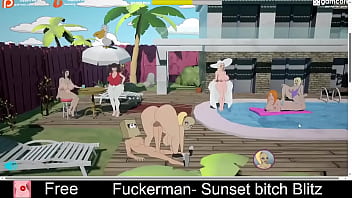 Sunset bitch blitz free game itchio adventure adult animation cartoon fuckerman futanari hentai nsfw summer summertime sunset-bitch