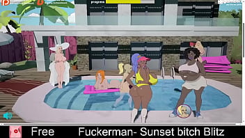 Sunset bitch blitz free game itchio adventure adult animation cartoon fuckerman futanari hentai nsfw summer summertime sunset-bitch