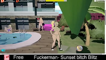 Sunset bitch blitz free game itchio adventure adult animation cartoon fuckerman futanari hentai nsfw summer summertime sunset-bitch
