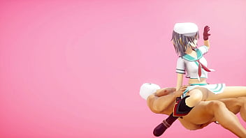 Kantai collection kiso hentai dance and sex cowgirl position undress mmd 3d blue hair clip