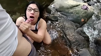 Part one they take me to the river and make me suck and cums on my face i love nature alexachris20