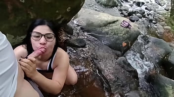 Part one they take me to the river and make me suck and cums on my face i love nature alexachris20