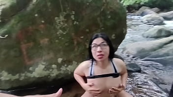 Part one they take me to the river and make me suck and cums on my face i love nature alexachris20