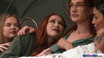 Stepmom siri dahl has her stepdaughter scarlet skies and her bffs coco lovelock and vanessa sky joining her in her teens are lusting for pussy