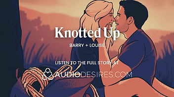 Dominant husband uses outdoor rope bondage pussy worship and edging on his submissive wife – erotic asmr audio experience
