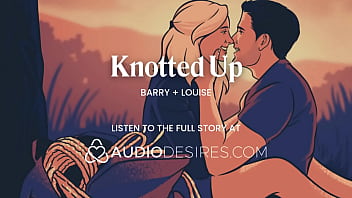 Dominant husband uses outdoor rope bondage pussy worship and edging on his submissive wife – erotic asmr audio experience