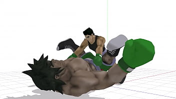 Little mac has sex with giga mac animation i'm wearing clothes but the movement of the piston is eroi