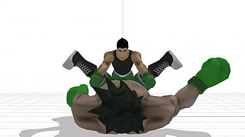 Little mac has sex with giga mac animation i'm wearing clothes but the movement of the piston is eroi
