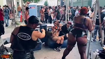 Found a brat worth my time at #folsom one of a select few that were on the receiving end of my floggers #bdsm #leather