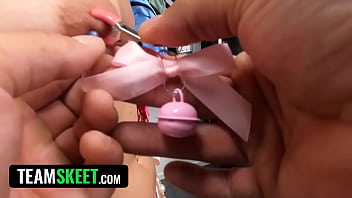 Shoplifter's punishment turns into a sexual awakening as she submits to the security guard's cock