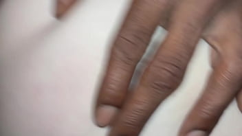 Her ass wasn’t ready for his thick cock—way too big to fit without effort she gasps and squirms as he pushes deeper stretching her out while wife’s at sleep