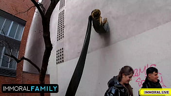 Lady lyne huge natural tits milf gets naked in public & pounded to pluto by monster cock – immoral family 4k