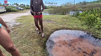Aventura na praia de nudismo acaba todo mundo transando na orgia joao o safado - lunna geek - brinquedo ator 2 - pitbull porn parte 1