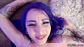Nympho chick jumps on her bfs cock while filming