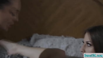 Lebian babes charlotte sins and spencer bradley talk in the exchanged kisses and fingers their tight pussies