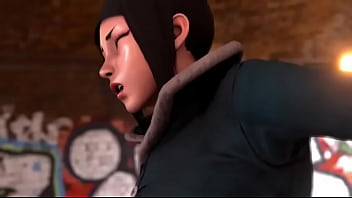 Street fighter ryu eats juri hans ass