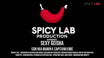 Sexy geisha pussy creampied mia marin hot mexican brunette is a oriental geisha and take care of her samurai