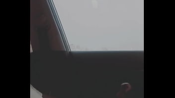 Dick dance outside in vehicle