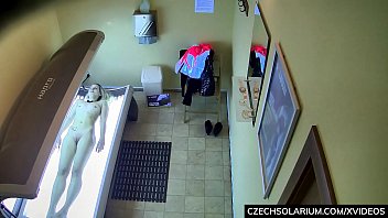 girl caught in public bathroom solo