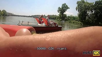 wifes tits at the lake