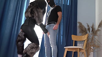 fur coat femdom