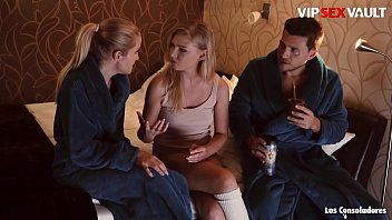 Vip Sex Vault - Eastern Blondie Lucy Heart Sucks And Fucks Hard In 3some Party thumbnail