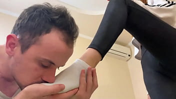 black girl makes female slave eat shit