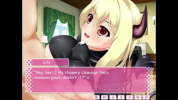 busty succubus sisters titfuck hentai