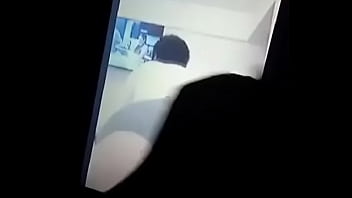 girl grinds ass he cums